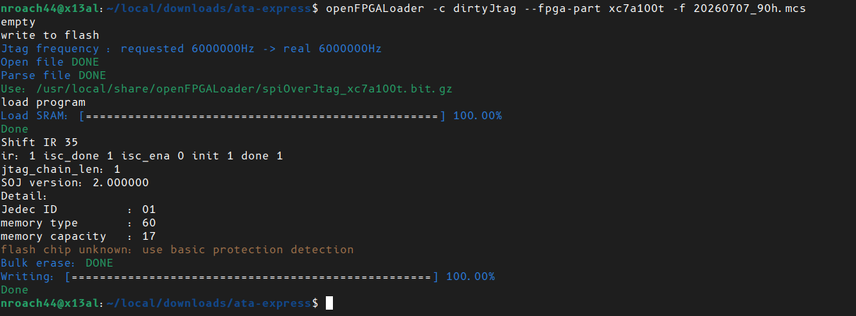 ataexpress-openfpgaloader